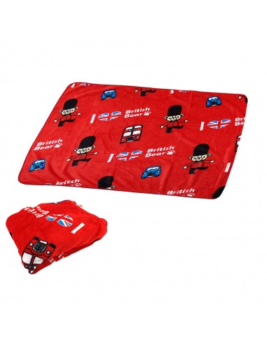 英國熊法蘭絨毯 120*150cm-盒裝