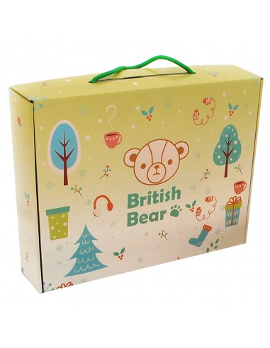 英國熊法蘭絨毯 120*150cm-盒裝