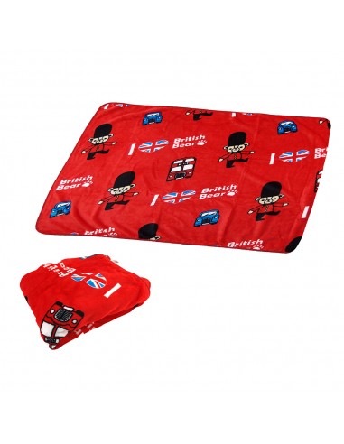 英國熊法蘭絨毯 120*150cm