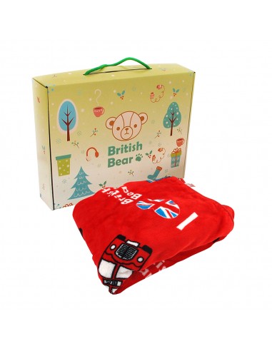 英國熊法蘭絨毯 150*180cm-盒裝