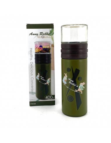 安妮兔健康反轉玻璃瓶-400ML盒裝