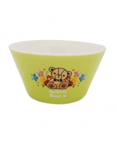 英國熊色釉杯碗組(綠色款)