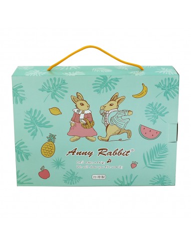 台製安妮兔冷氣毯4*5-粉綠 (盒裝)