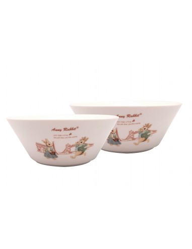 安妮兔6"斜口點心碗 2入