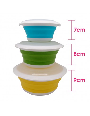 英國熊便利折疊碗六件套