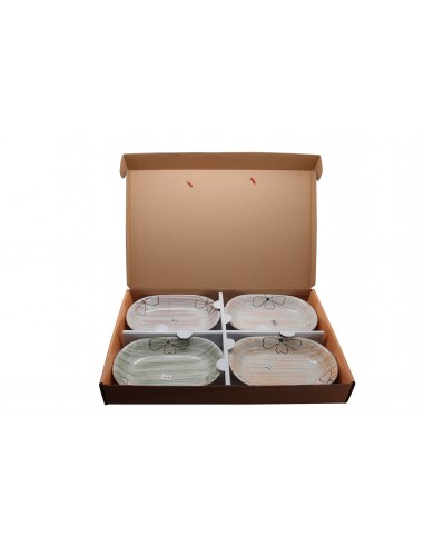 桐話世界8"橢圓盤4入