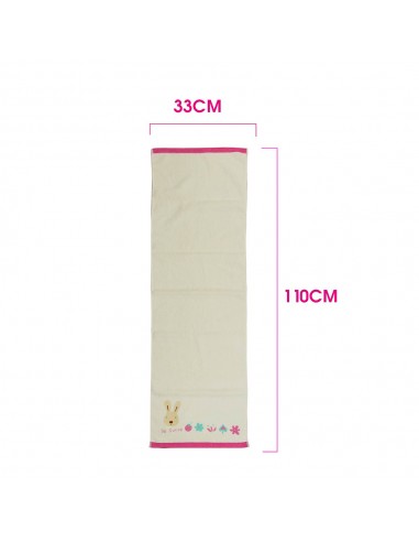 法國兔運動毛巾-米色