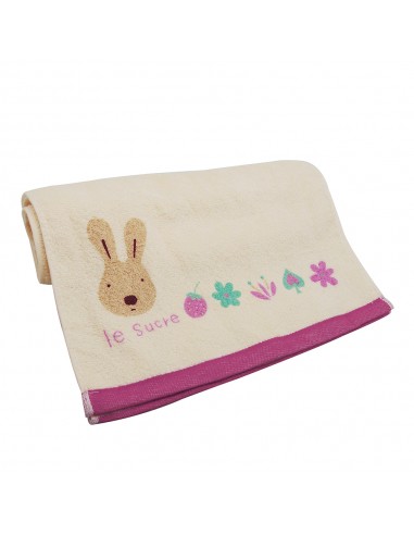 法國兔運動毛巾-米色