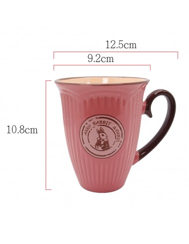 安妮兔條紋杯2入