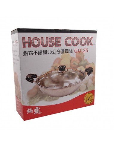 鍋霸不銹鋼30cm團圓鍋