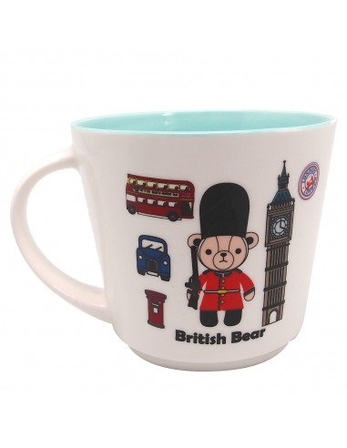 英國熊雙色杯碗組(盒裝)