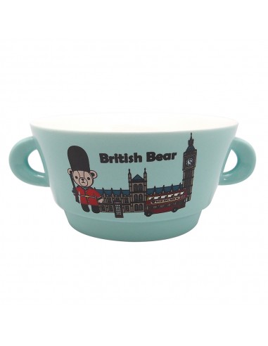 英國熊雙色杯碗組(盒裝)