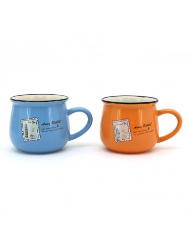 安妮兔仿琺瑯瓷杯2入