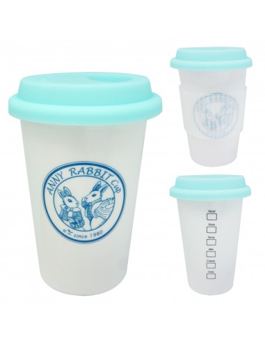 鍋霸辦公咖啡壺+安妮兔單層瓷杯