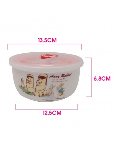 安妮兔陶瓷密封蓋碗組-古文明