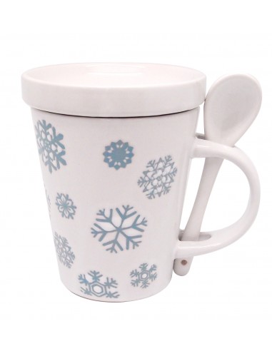 雪花馬克蓋杯組2入