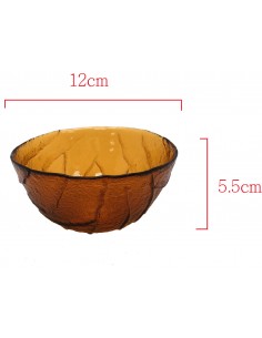 葉紋玻璃缽2入 2