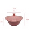松村窯耐熱粉彩鋰瓷鍋1.5L