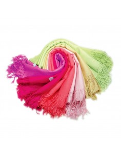 DeSire素色仿羊絨披肩 (盒裝)	 混色