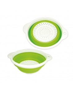 9"雙耳摺疊洗菜籃 (opp)