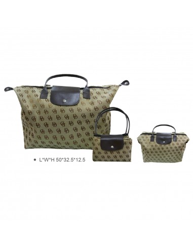 折疊旅行兩用袋-簡約風(PP袋)