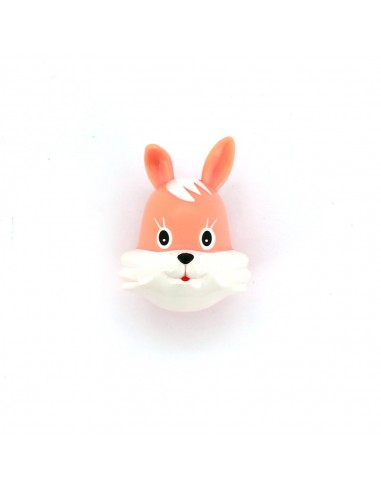 兔子牙刷架-粉藍