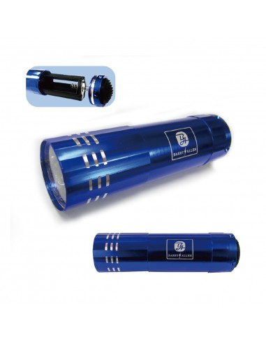 BARRY ALLEN S型LED燈手電筒 -9燈 (彩盒)