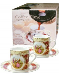 咖啡時間迷你杯碟2入