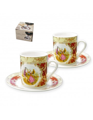 咖啡時間迷你杯碟2入