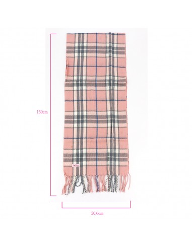 紅色格紋圍巾 (盒裝)