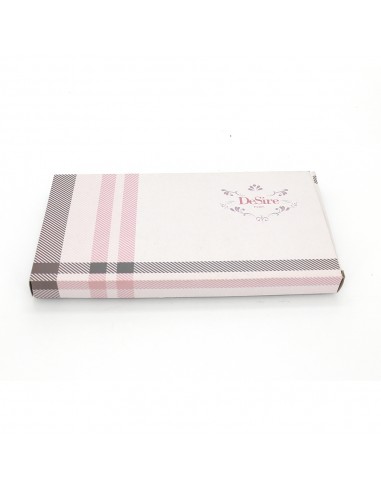 紅色格紋圍巾 (盒裝)