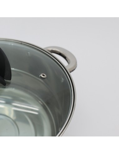 料理東西軍30CM多功能歐式 蒸煮鍋-舞蝶翩翩