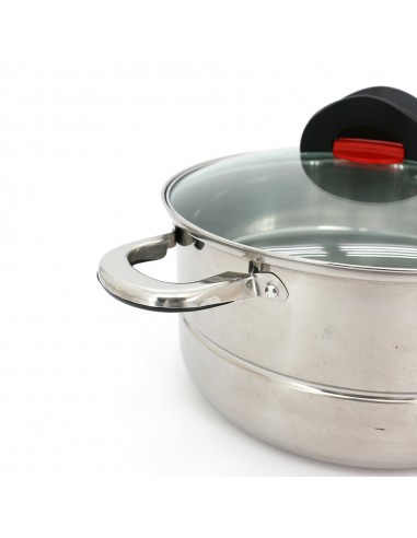 料理東西軍30CM多功能歐式 蒸煮鍋-舞蝶翩翩