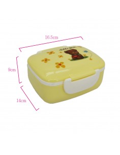 艾迪熊雙層便當盒附匙 2