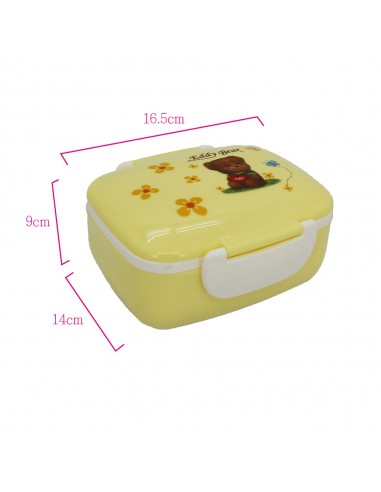 艾迪熊雙層便當盒附匙