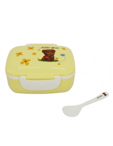 艾迪熊雙層便當盒附匙