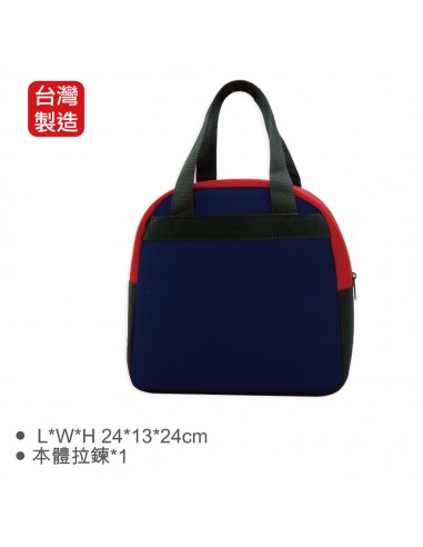 台製便當袋-藍紅 (PP袋)