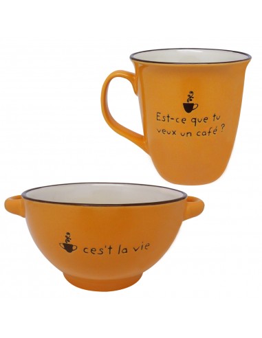 巴黎咖啡館杯碗組