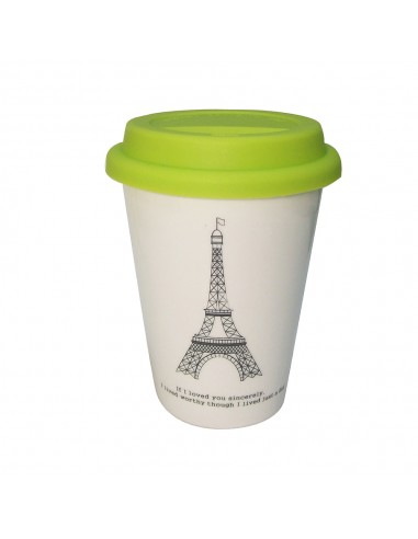 雙層隔熱瓷杯 -我愛巴黎