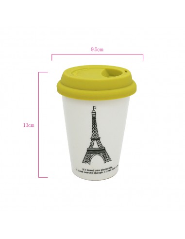 雙層隔熱瓷杯 -我愛巴黎