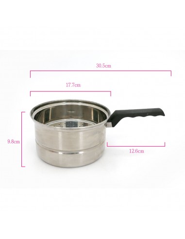 鍋霸18cm煎煮蒸雙鍋