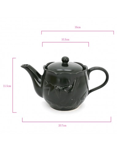 皇瓷玫瑰竹炭茶具1+5 附竹炭濾網