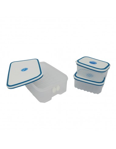安妮兔智慧眼3入保鮮盒 9674-藍 (盒裝)