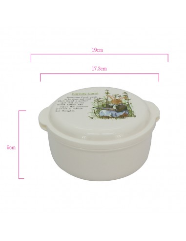 安妮兔北5入保鮮盒-藍盒