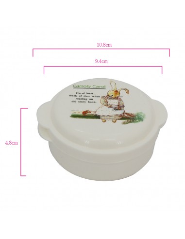 安妮兔北5入保鮮盒-藍盒