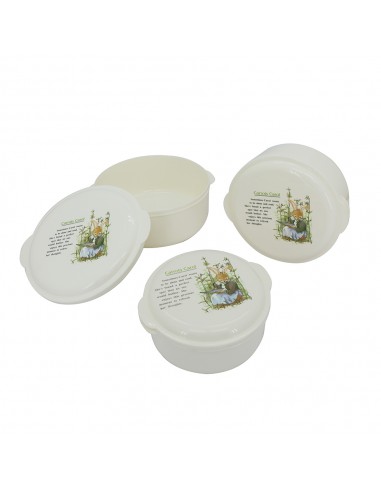 安妮兔3入保鮮盒