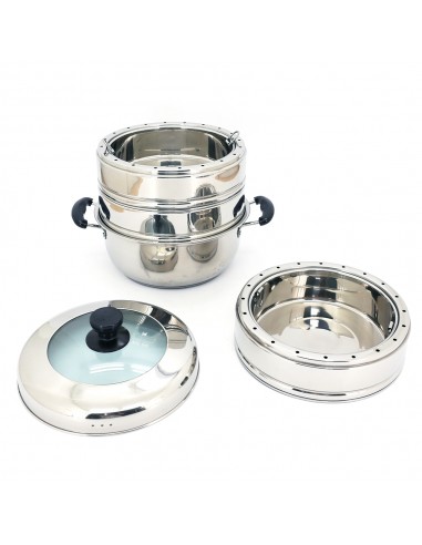 MOMA 27CM多用途1+3層節能蒸鍋