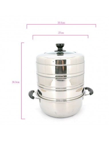 MOMA 27CM多用途1+3層節能蒸鍋