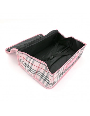 安妮兔格紋整理袋 HY-1454(粉紅)