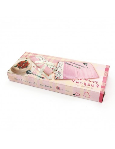 桃心餐具組4件式